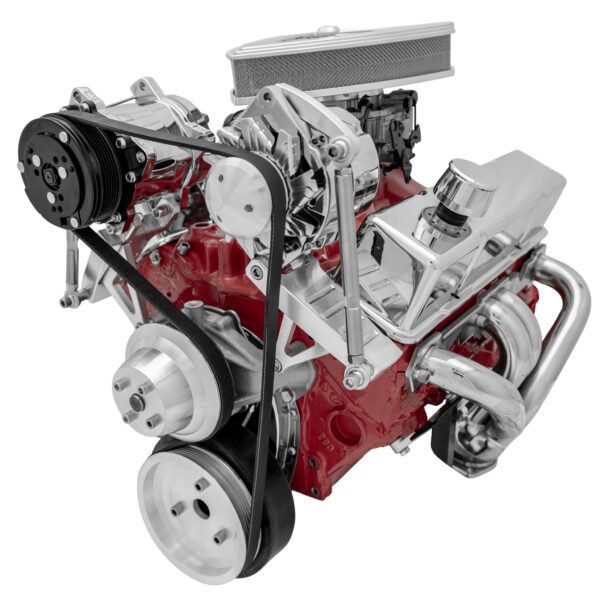 Small Block Chevy Serpentine Conversion Deluxe - AC & ALT - SWP