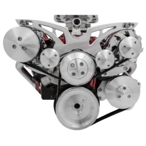 Big Block Chevy Style Track Serpentine System - Corvette - AC & PS