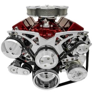Big Block Chevy All Inclusive Chrome Style Track Serpentine System (AC/PS/ALT)