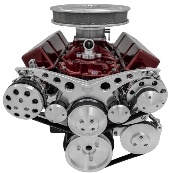 Small Block Chevy Revolver Serpentine System - Corvette - AC & PS - GMT2