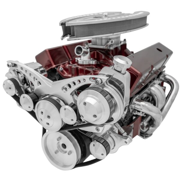 Small Block Chevy Revolver Serpentine System - Corvette - PS & ALT - Saginaw-Key