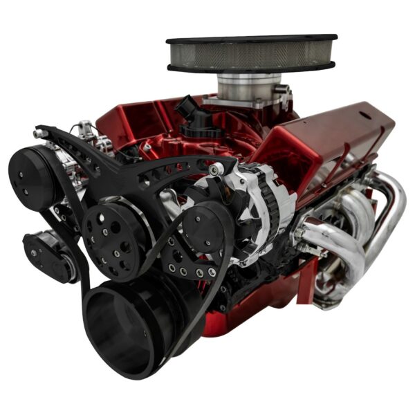 Big Block Chevy Revolver Serpentine System - AC & ALT - Black