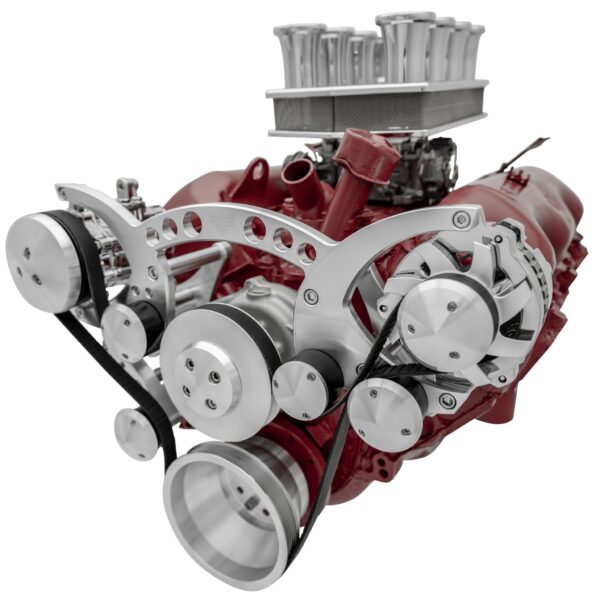 Chevy 348-409 Revolver Serpentine System - AC & ALT