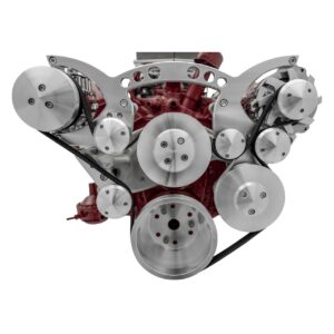 Chevy 348-409 Revolver Serpentine System - AC & PS - GMT2