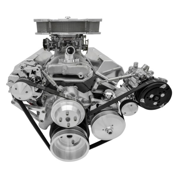 Small Block Chevy Serpentine Conversion Deluxe - AC & PS - Saginaw-Press