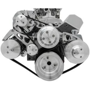 Small Block Chevy Ultra Serpentine Conversion System (AC/PS/ALT)