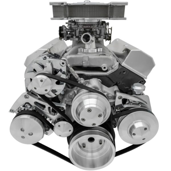 Big Block Chevy Serpentine Conversion Ultra LWP AC & PS - Saginaw-Press - 7176