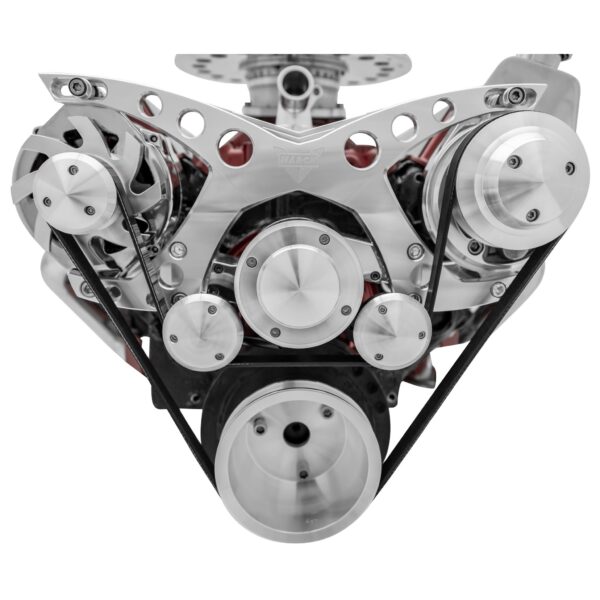 Big Block Chevy Revolver Serpentine System - PS & ALT - Saginaw-Key