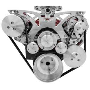 Big Block Chevy Style Track Serpentine System - EWP - AC & PS