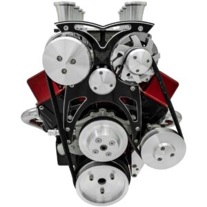 Small Block Chevy Style Track - Street Rod - AC & PS - GMT2 - Black Onyx