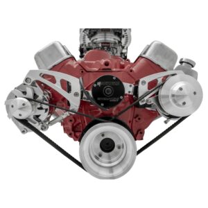Big Block Chevy Serpentine Conversion - EWP - PS & ALT - Saginaw-Key