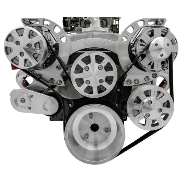 Big Block Chevy Sport Track Serpentine System - AC & PS - GMT2