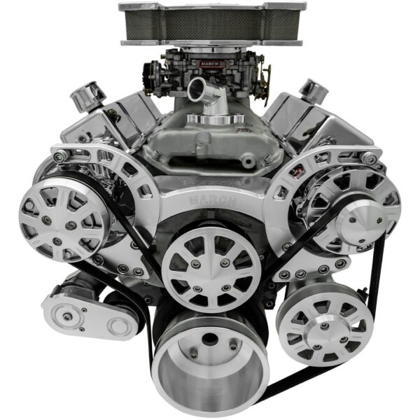 Big Block Chevy Sport Track Serpentine System - AC & PS - GMT2