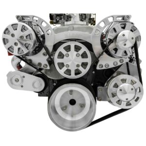 Big Block Chevy Sport Track Serpentine System - AC & PS - Saginaw-Key