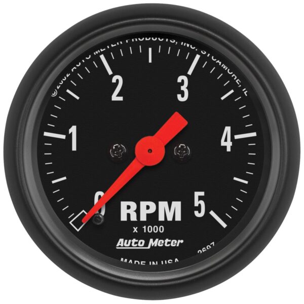 2-1/16 in. IN-DASH TACHOMETER, 0-5,000 RPM, Z-SERIES