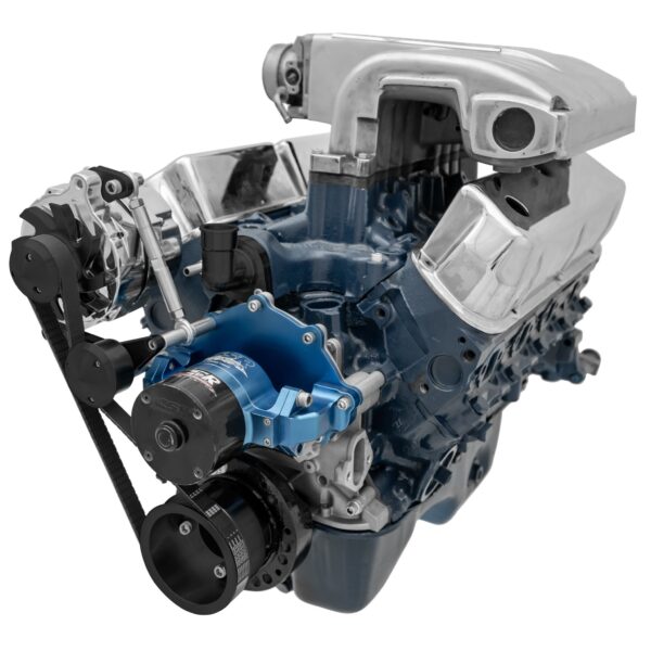 Small Block Ford Serpentine Conversion Deluxe - 302 - EWP - ALT Only - Black