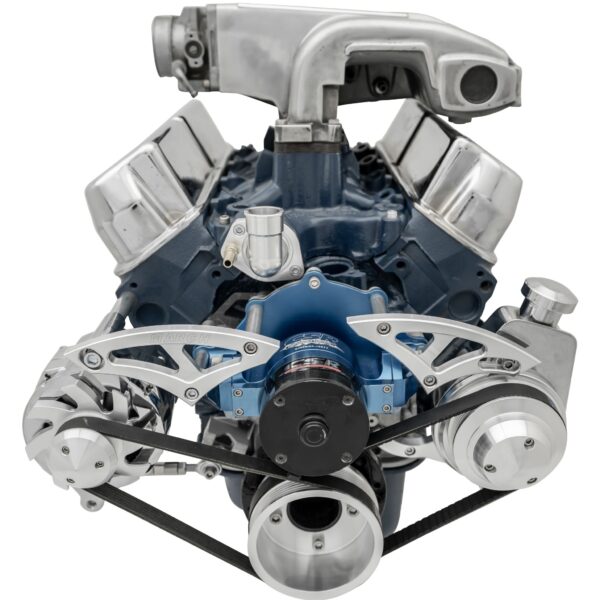 Small Block Ford Serpentine Conversion Ultra - 351W - EWP - PS & ALT