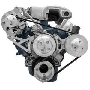 Small Block Ford Serpentine Conversion Deluxe - 351W - PS - Reverse
