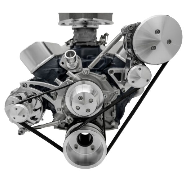 Small Block Ford Serpentine Conversion Ultra - 351W - Early - 3 Bolt - AC & ALT