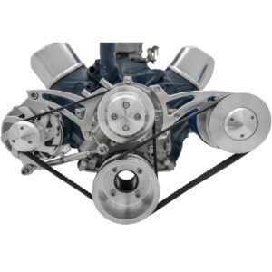 Small Block Ford Serpentine Conversion Ultra - Early - 3 Bolt - PS-Mustang