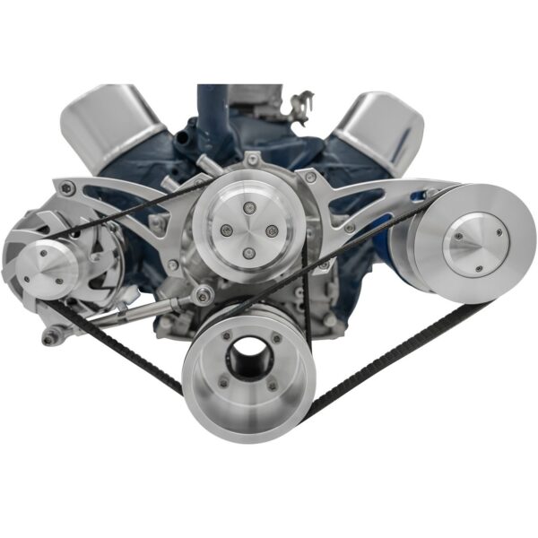 Small Block Ford Serpentine Conversion Ultra - Early - 3 Bolt - PS-Mustang