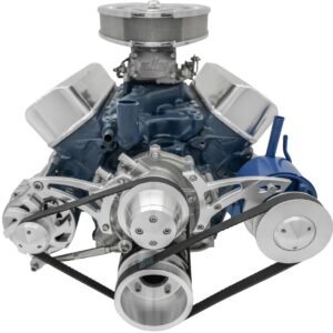 Small Block Ford Serpentine Conversion Ultra - Early - 3 Bolt - AC & PS-Mustang