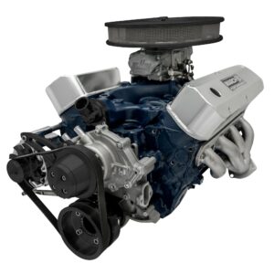 Small Block Ford Serpentine Conversion - Early - 4 Bolt - ALT Only - 302 - Black