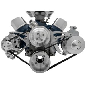 Small Block Ford Serpentine Conversion - PS-Saginaw - Early - 3 Bolt - 302