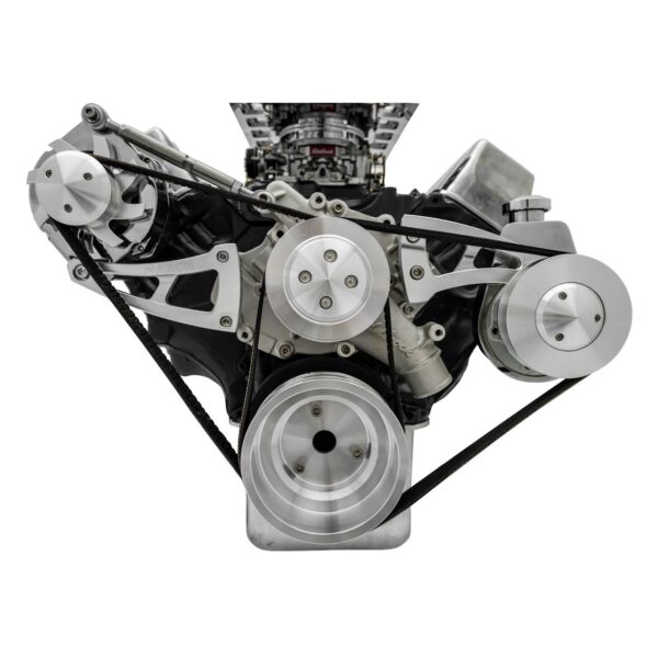 Big Block Ford Serpentine Conversion Ultra - PS - Saginaw-Press