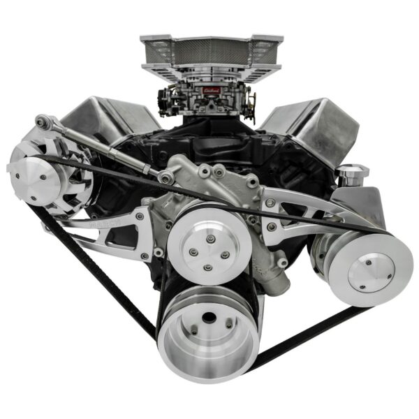 Big Block Ford Serpentine Conversion Ultra - PS - Saginaw-Press