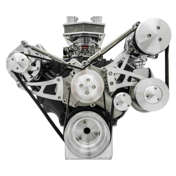 Big Block Ford Serpentine Conversion Ultra - AC & PS - 508 - Saginaw-Key