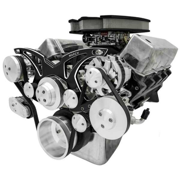 Big Block Ford All Inclusive Style Track Serpentine System (AC/PS/ALT)