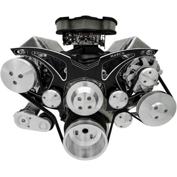 Big Block Ford All Inclusive Style Track Serpentine System (AC/PS/ALT)