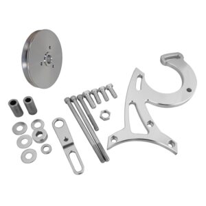 Small Block Ford Power Steering Bracket w/ Pulley - 302 - Late