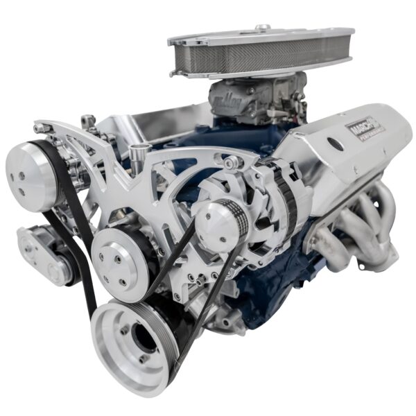 Small Block Ford Style Track Serpentine System: AC & ALT