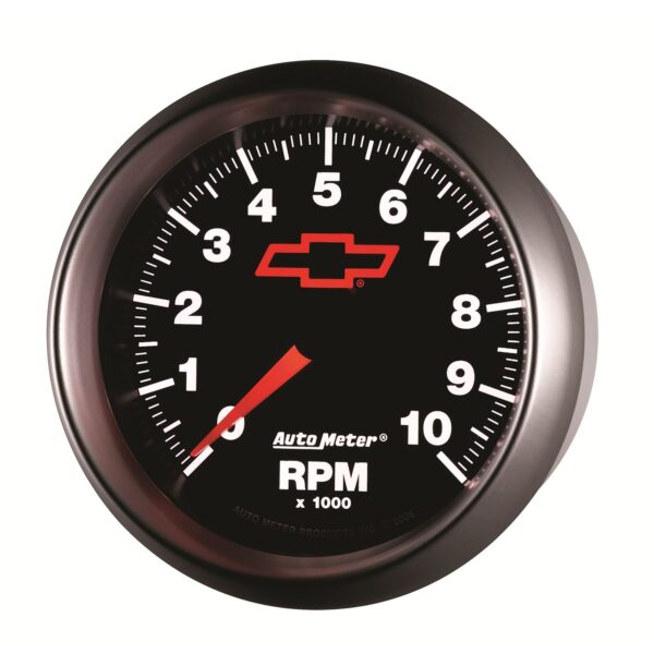 3-3/8 in. IN-DASH TACHOMETER, 0-10,000 RPM, GM BLACK
