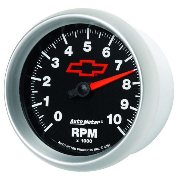 3-3/8 in. IN-DASH TACHOMETER, 0-10,000 RPM, GM BLACK