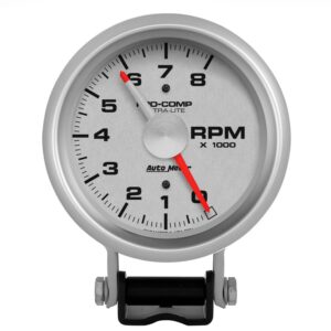 3-3/4 in. PEDESTAL TACHOMETER, 0-8,000 RPM, ULTRA-LITE