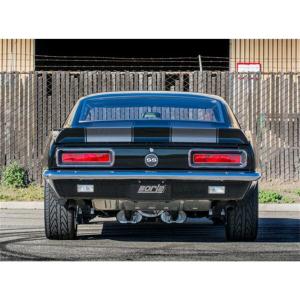 CrateMuffler Muffler Chevrolet Big Block 396/ 402/ 427 CID V8 Stock Output 2.5" Offset Inlet/ 2.5" Center Outlet ATAK