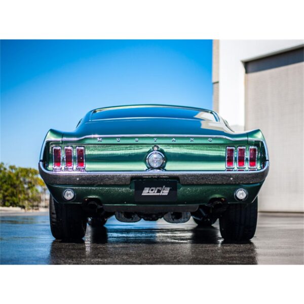 CrateMuffler Muffler Ford Coyote 5.0L V8 Moderate Output 2.5" Offset Inlet/ 2.5" Center Outlet ATAK