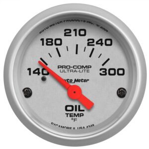2-1/16 in. OIL TEMPERATURE, 140-300 Fahrenheit, ULTRA-LITE