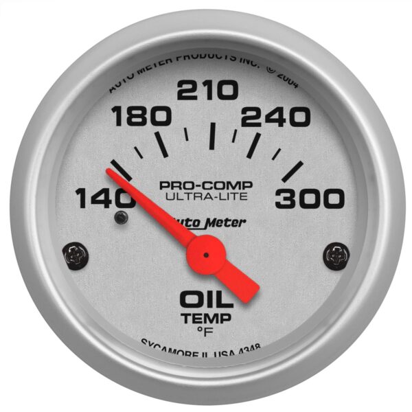 2-1/16 in. OIL TEMPERATURE, 140-300 Fahrenheit, ULTRA-LITE