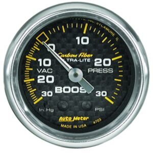 2-1/16 in. BOOST/VACUUM, 30 IN HG/30 PSI, CARBON FIBER