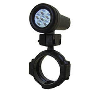 SHIFT LIGHT, 5 RED LED, BLACK, INCL. 1.75 in. ROLL CAGE MOUNT, FOR RACE USE ONLY