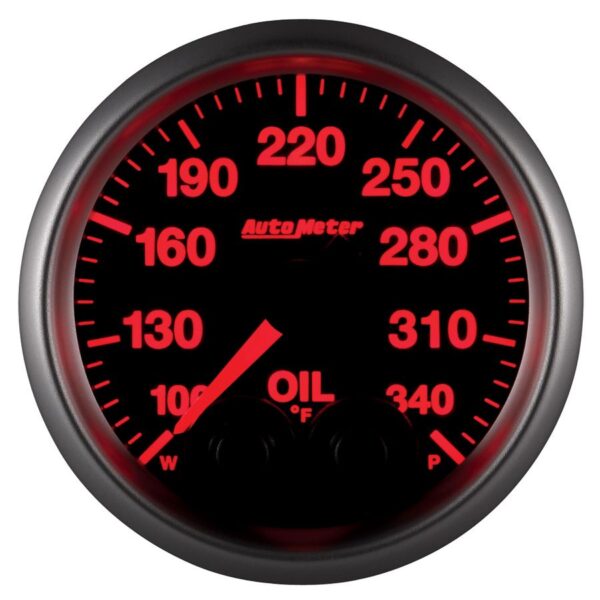 2-1/16 in. OIL TEMPERATURE, 100-340, ELITE, DUAL RANGE, HIGH TEMP CALIBRATION, W/O PRO-CONTROL