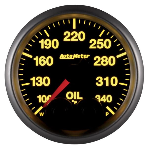 2-1/16 in. OIL TEMPERATURE, 100-340, ELITE, DUAL RANGE, HIGH TEMP CALIBRATION, W/O PRO-CONTROL