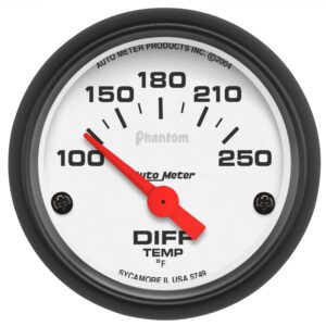 2-1/16 in. DIFFERENTIAL TEMPERATURE, 100-250 Fahrenheit, PHANTOM