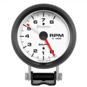 3-3/4 in. PEDESTAL TACHOMETER, 0-8,000 RPM, PHANTOM