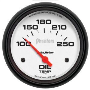 2-5/8 in. OIL TEMPERATURE, 100-250 Fahrenheit, PHANTOM