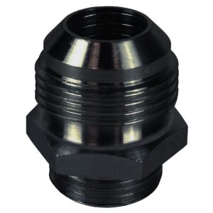 Aluminum Cooler/Adapter Fitting -12AN x -10AN O-ring, Bright Anodized